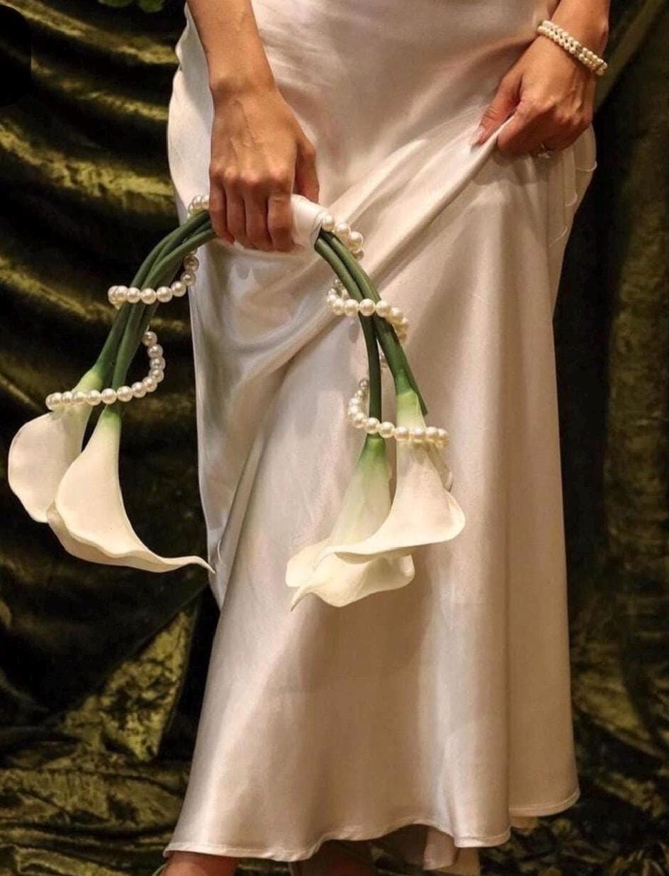 Pearl Hoop Bouquet - Etsy