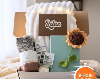 Care Package for Him, Sympathy Gift for Men, Thinking of You Gift for Husband Boyfriend Dad, Mens Stress Relief Care Box