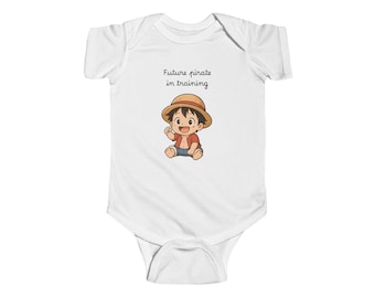 Body unisex para bebé de una pieza inspirado en Futuro Pirata en Entrenamiento