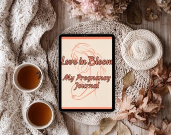 31-Page Printable Pregnancy Journal, Keepsake Baby Milestone Tracker (PDF)