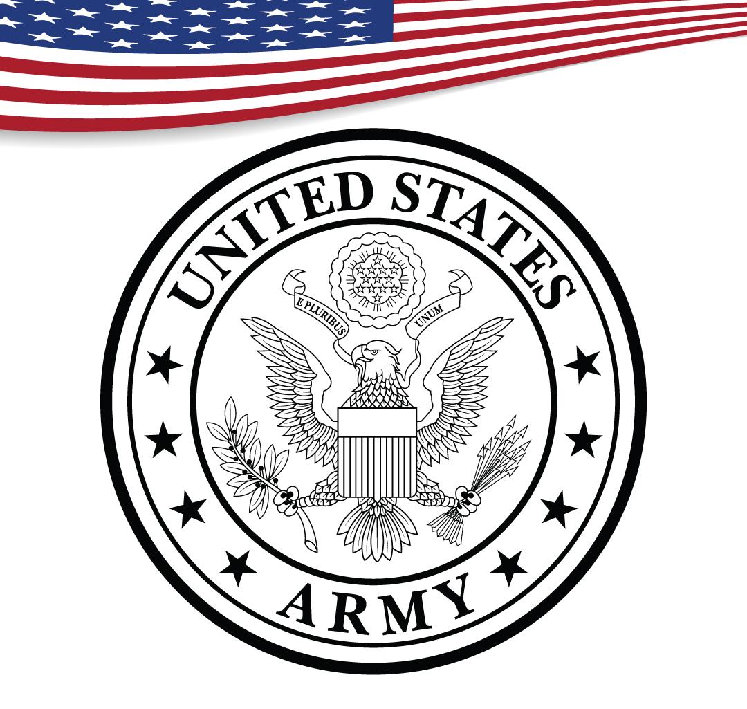 Seal of the United States Army SVG Vector, U.S Army Emblem, Cricut, Cut ...