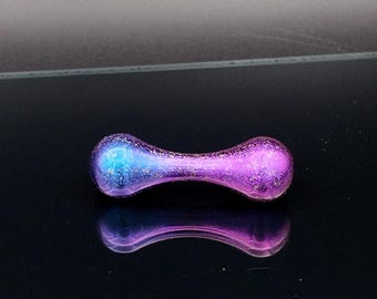 Eloxiertes Titan Knucklebone Spielzeug - Deep Space Style - Einzelstück