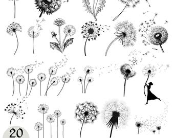 Dandelion Svg Bundle, Dandelion Svg Png Jpg Eps Dxf, Blow Me Svg, Just Breathe Svg, Dandelion Blowing Svg, Dandelion Cut File, Kindness Svg