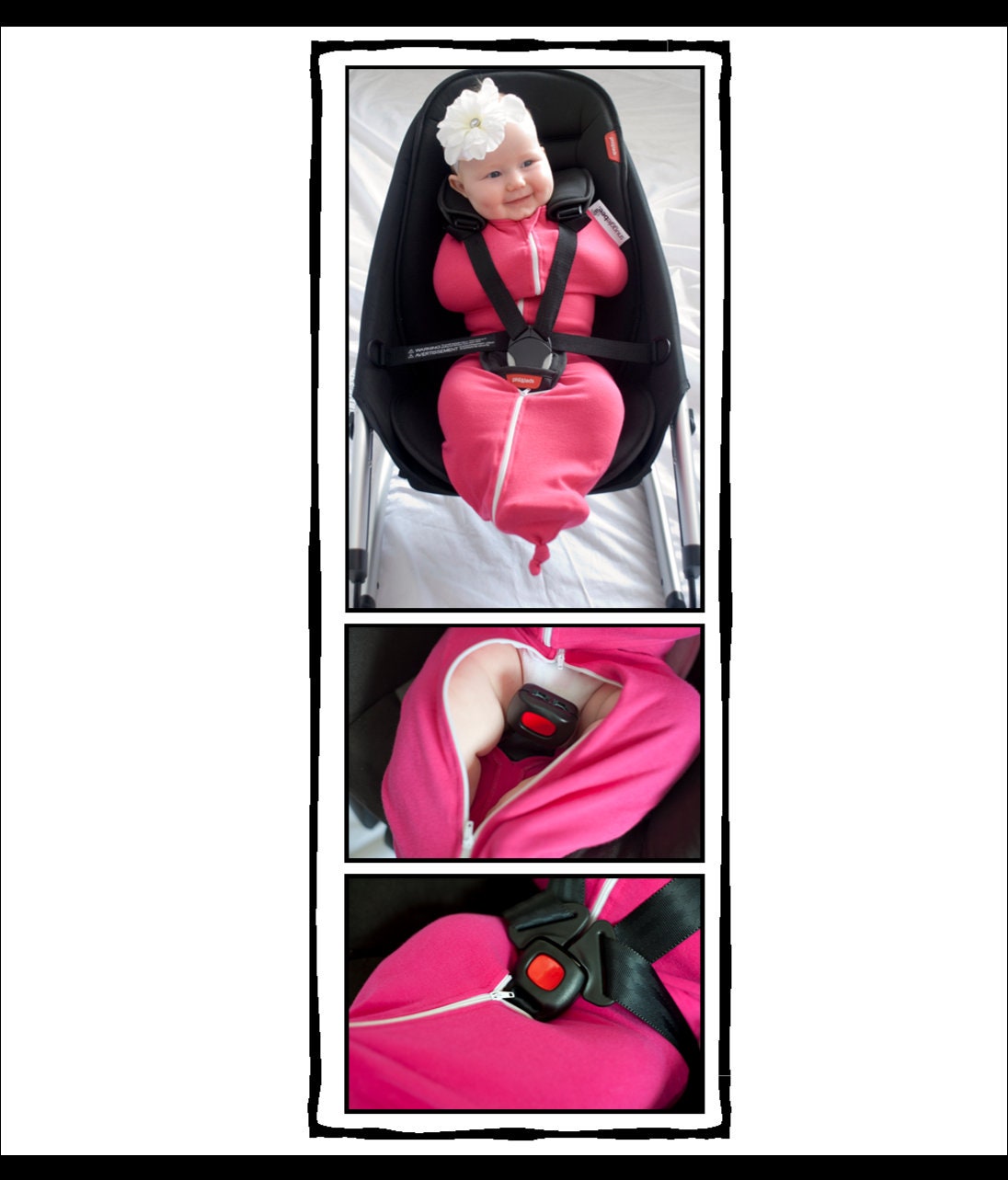 Zip up Baby Swaddle PDF Pattern ONLY Etsy Australia