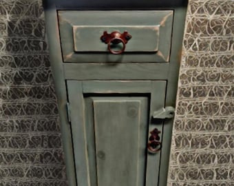 Summer Breeze | Jelly Cabinet – Tall Farmhouse Storage Cabinet – Made to Order