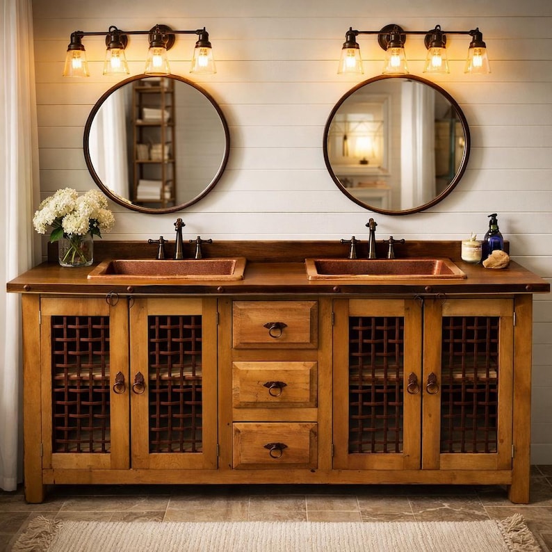 Farmhouse Double Sink Vanitynull