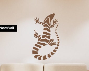 Large Lizard Stencil For Walls Painting, big  Spray Paint Stencils, Wall Art Craft