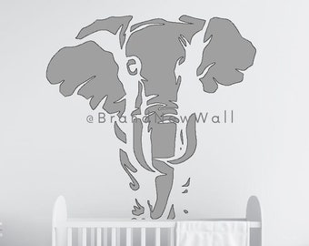 Large Elephant Stencil For Walls Painting, Large animals Spray Paint Stencils, Wall Art Craft