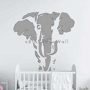 Large Elephant Stencil For Walls Painting, Large animals Spray Paint Stencils, Wall Art Craft