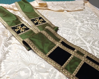 Priest Ordination Set Sewing Patterns - Low Mass Set (Chasuble, Stole, Burse, Chalice Veil, Maniple) for experienced sewists only (download)