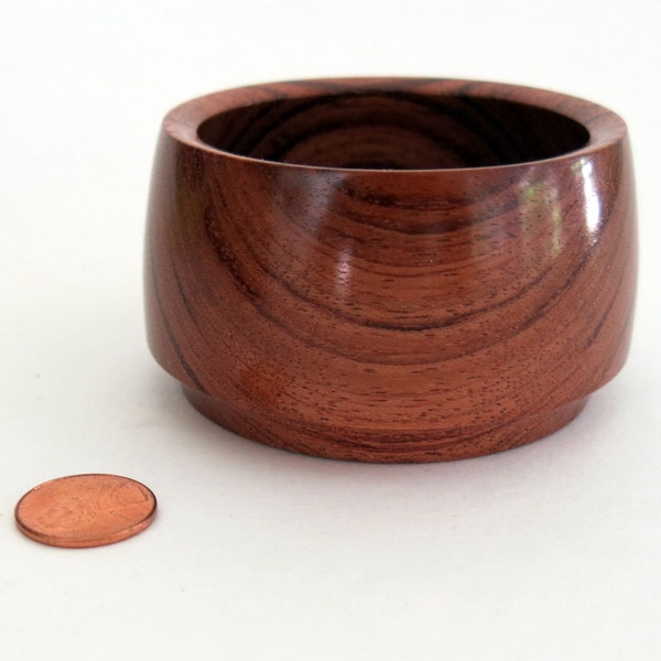 Bubinga, Miniature Lathe-turned Bowl