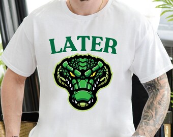 Later Gator Shirt, Alligator Shirt, Vintage 90s Alligator Print Tee, Retro Style Alligator T-Shirt, Funky Cute Fashion Trendy Apparel Shirt