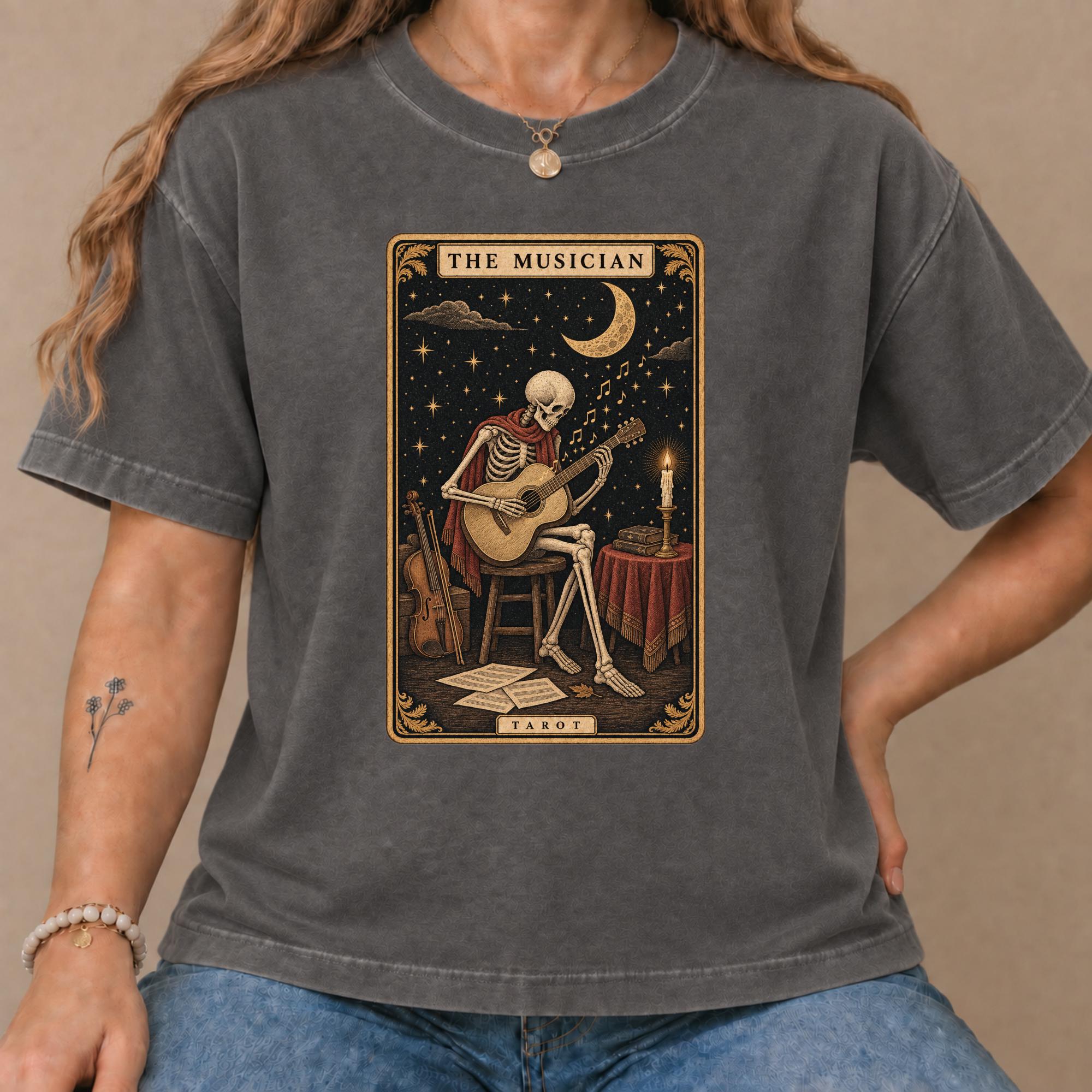 T-shirt Tarot Guitare