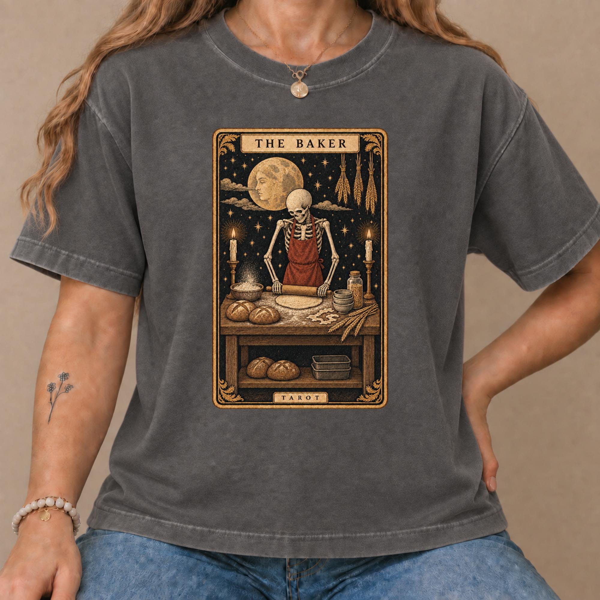 T-Shirt Boulangerie Carte de Tarot