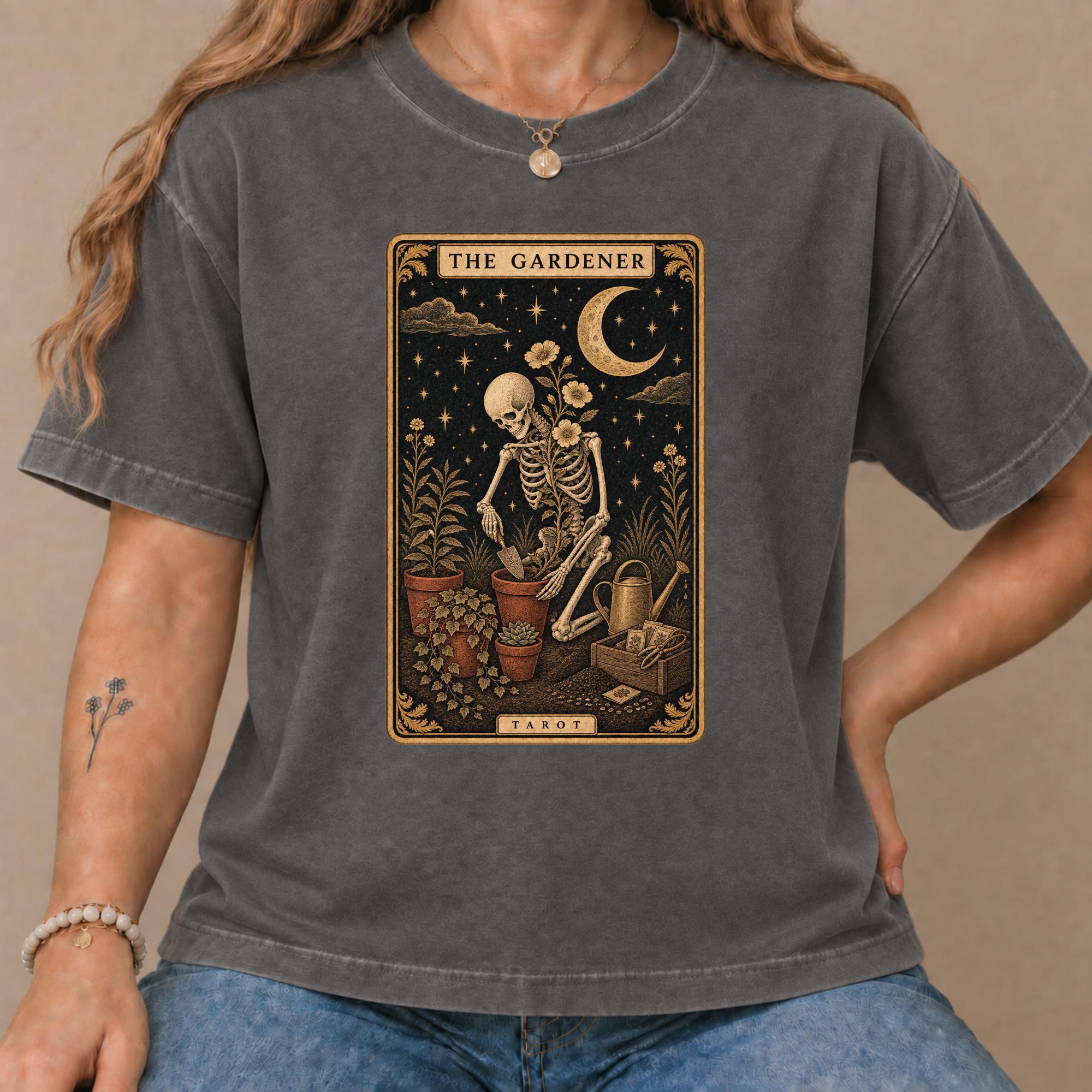 T-shirt Jardinage Carte de Tarot