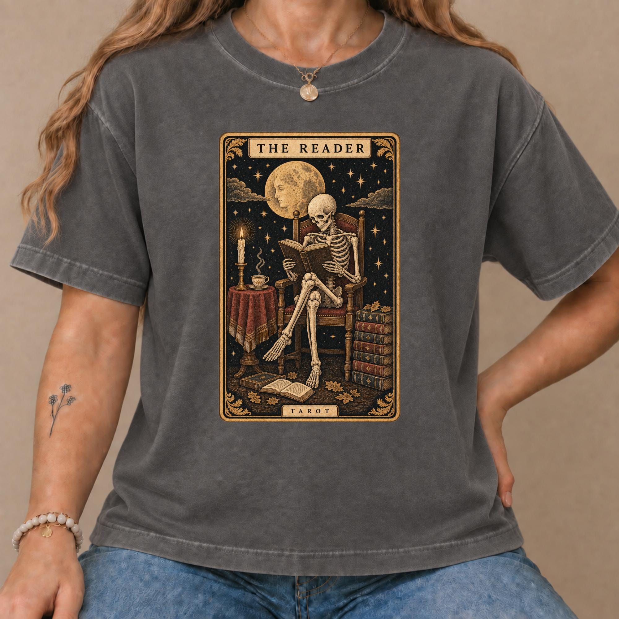 Tarot Card Book Lover Shirt