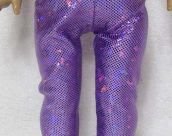 18 Inch Doll Lavender Spandex Leggings Handmade Elastic Waist