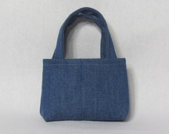 18 Inch Doll Light Blue Jeans Tote Bag