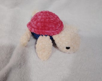 Crocheted Mini Sea Turtle Plush
