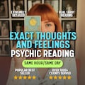 Same Hour Exact Thoughts Psychic Reading - Exact Feelings Reading, Psychic Love Reading, What are they Thinking? Relationship, Tarot, Medium