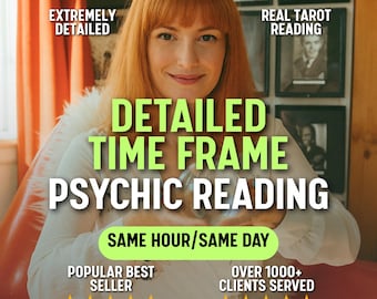 Exact Time Frame Psychic Reading - Psychic Timing Predictions, When Will It Happen?, How Soon or How Long, Psychic Medium Insights, Tarot