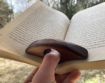 Handmade Black Walnut Page Holder