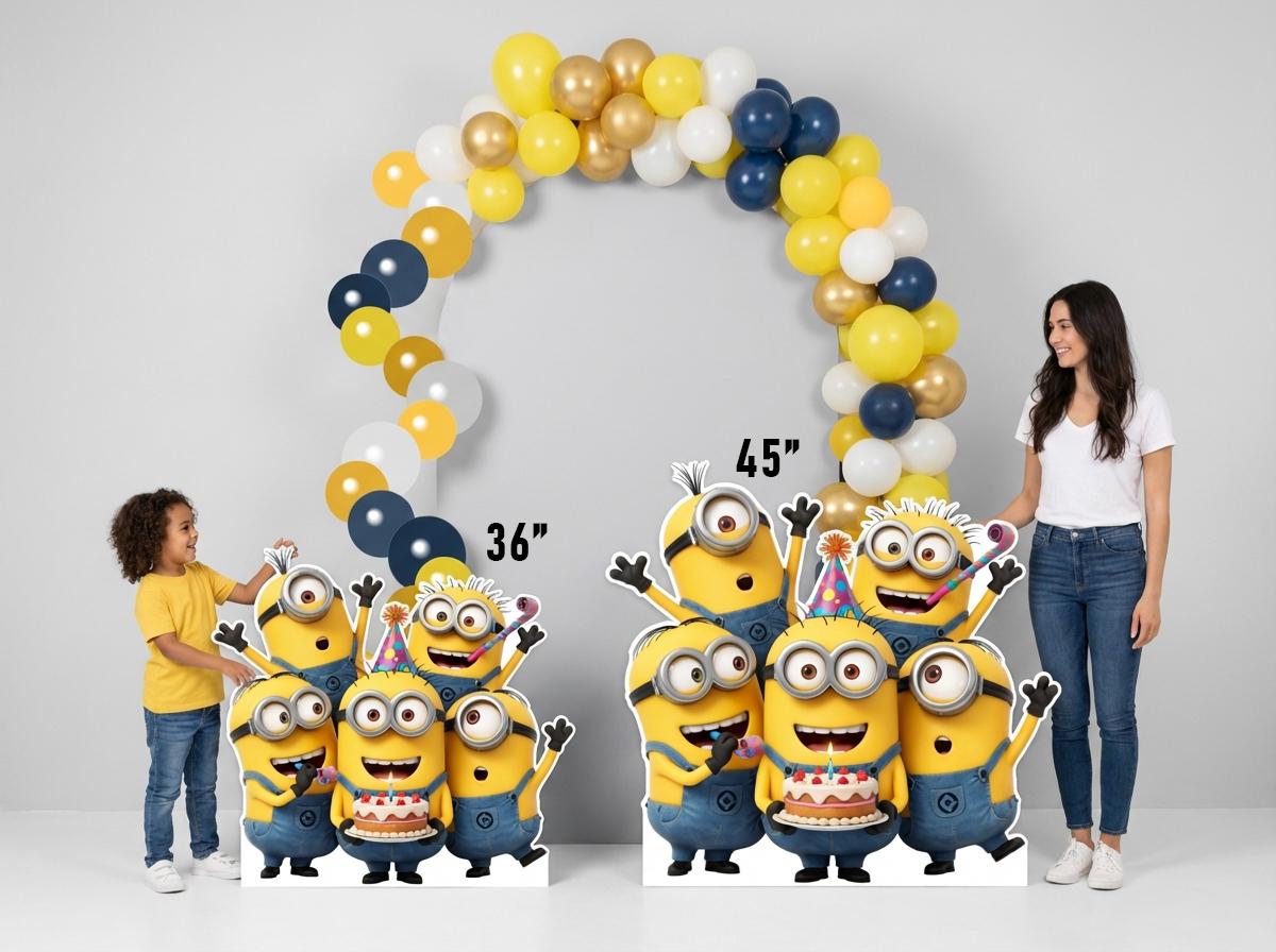 Minions Cutouts Birthday Party Photo Prop Yard Sign Lawn Coroplast - Etsy
