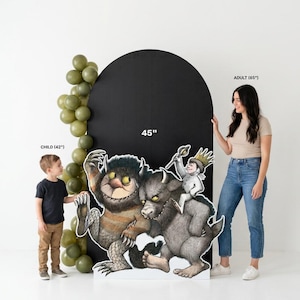 Wild Things Cutout Decoration, Wild One Themed Birthday Party, yard sign, lawn sign, backdrop centerpiece