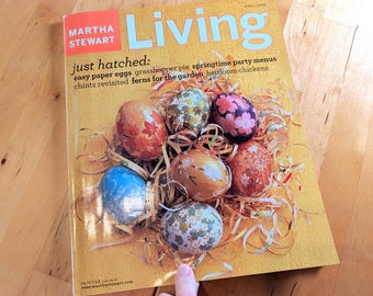 Vintage Martha Stewart Living Magazine April 2004 - Issue No. 125