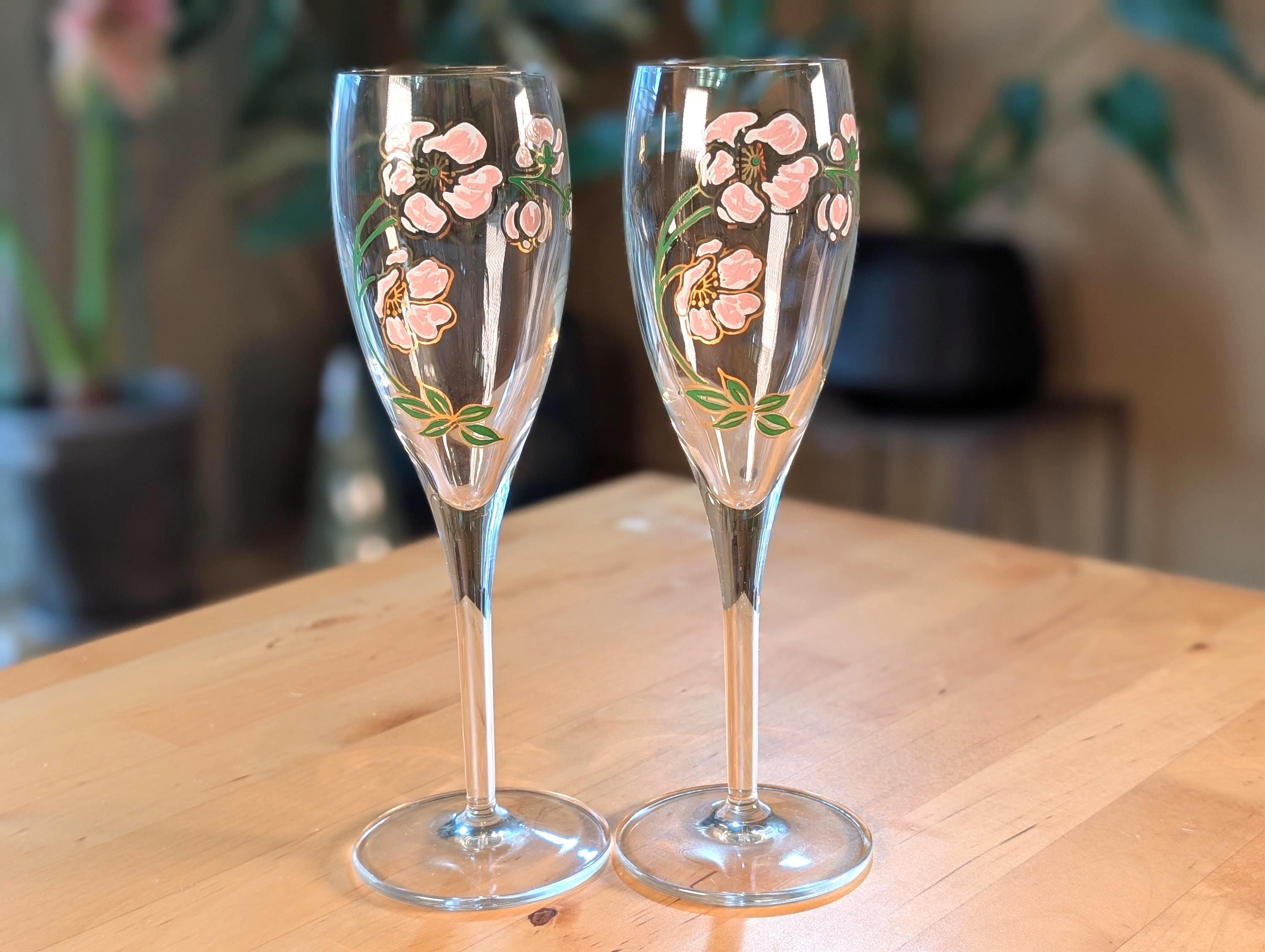 Perrier Jouet Flutes - Etsy
