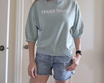 Felpa a maniche corte Teaser Season - Verde lavato