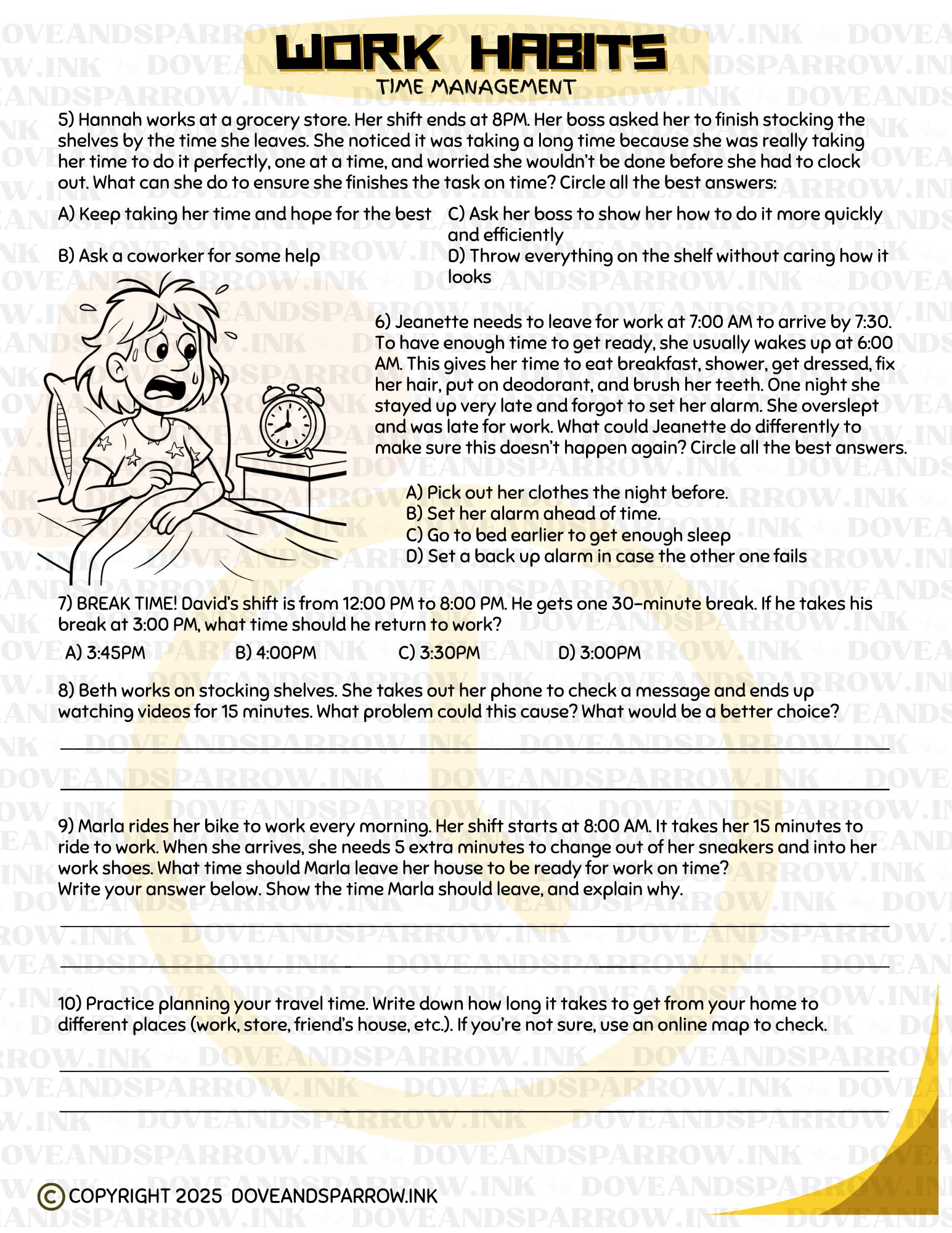 Big Rocks Time Management Exercise Worksheet.pdf Time Management Worksheets – 2-page Printable Activity - Etsy