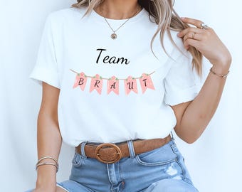Team Bride T-Shirt, Team Bride Wedding, Hen Party T-Shirt, Bachelorette Party Shirt, Maid of Honor Shirt, Bride Shirt, Bridal Gift