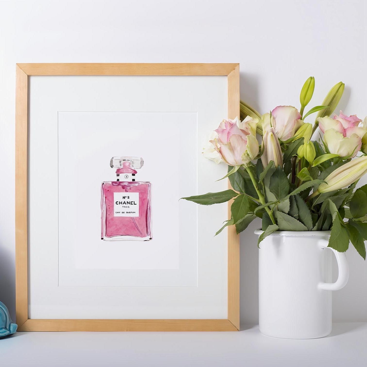 CHANEL N°5 アートプリント 大判 Amazon.co.jp: マリリン・モンロー - シャネル No. 5 24x24