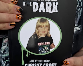Trick or Treat Bundle! Still Afraid of the Dark Paperback poetry book signed by author and 4 merch items *PRE-ORDER*