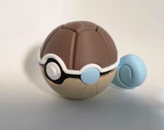 3D Printed Squirtle Ball: Nostalgic Desk Toy