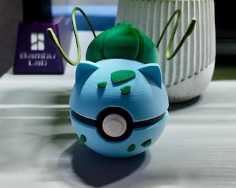 3D Printed Bulbasaur Ball: Nostalgic Desk Toy
