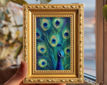 Peacock Original Painting - Etsy