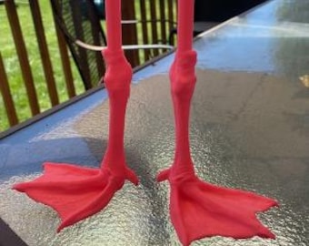 snow goose standing foot taxidermy supplies
