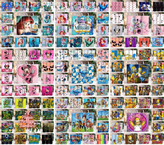 1200+ Cartoon Tumbler Wrap, 20oz Tumbler Wrap Sublimation, Childrens Cartoon Tumbler Wrap, 20oz Kids Tumbler Wrap, Tumbler Wrap Bundle