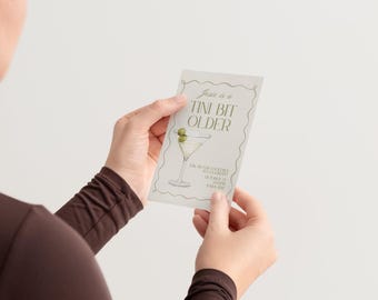 Tini Bit plus ancien | Faire-part d'anniversaire