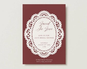 Amoureux | Faire-part de douche nuptiale