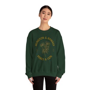 Emma M Lion Crewneck Sweatshirt Gift, Islington Hawkes Pierce Lion, Book Lover Merch, Unselected Journals of Emma M Lion, Literary Sweater zdjęcie 10