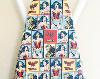 Ironing Board Cover Wonder Woman Premium Cotton fabric Laundry Housewares DC Comics Marvel gift idea Sewing room Decor Custom size Iron