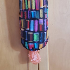 Plastic Bag Holder Grocery Bag Dispenser Kitchen Pantry Storage Recycling Home Laundry room Trash bag Garage Orginazer Bobbins Sewing Fabric