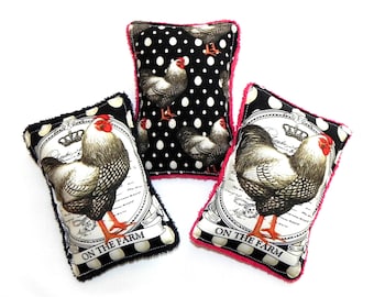 Hen & Egg Sponges Set of 3, Reusable Kitchen Cleaning Sponges