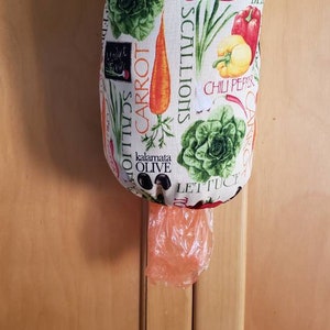 Plastic Bag Holder Grocery Bag Dispenser Kitchen Pantry Storage Recycling Home Laundry room Trash bag Garage Orginazer Vegetables Fabric RV