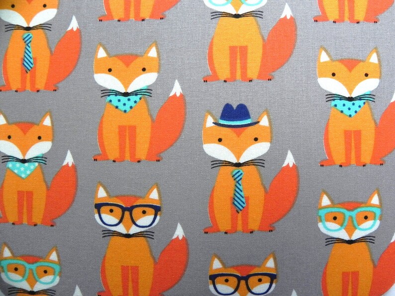 Mouse Pad Fox Fabric mousepad Home office Computer Etsy