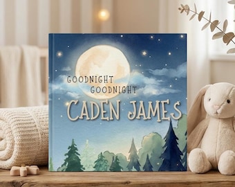 Personalized Baby Book with Name 1st First Birthday gift kids Boy Girl Grandchild Baby Shower Custom Bedtime Children's Storybook Newborn