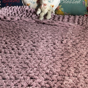 klobige Chenille Decke